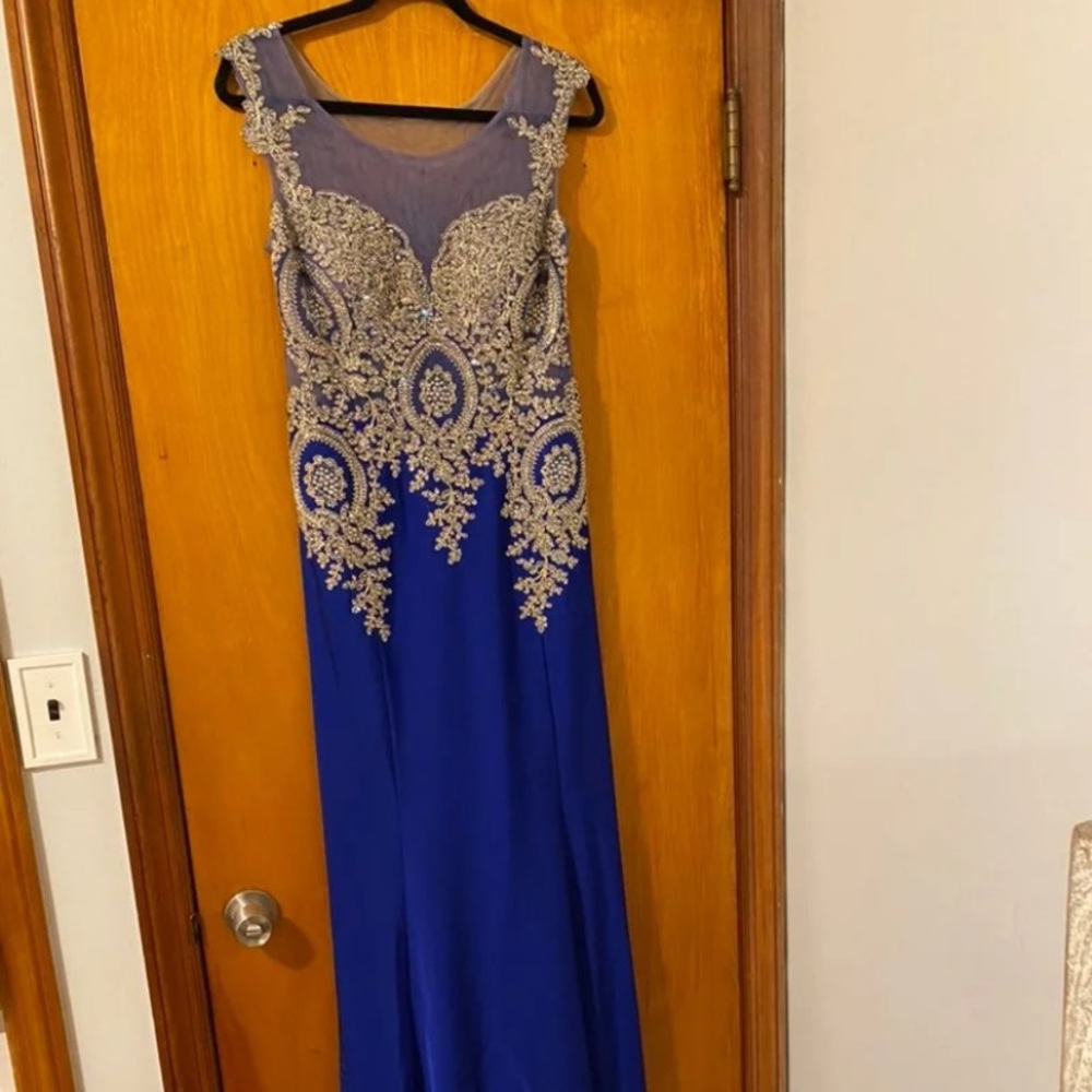 Bright Blue Prom Dress